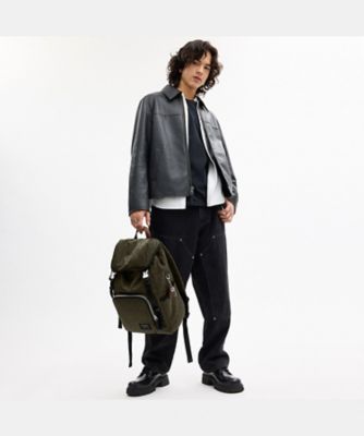 ローガン バックパック・シグネチャー ナイロン | COACH/コーチ | 三越